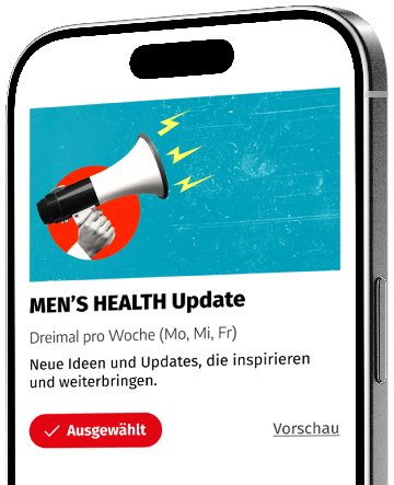 Handy-Screenshot des Newsletters